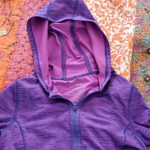 Girls LL Bean warmup jacket